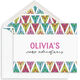 Multicolor Teepees Folded Note Cards Image 1 of 3