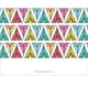 Multicolor Teepees Folded Note Cards Image 2 of 3