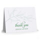 Floral Vine Folded Thank You Note Cards Image 3 of 3