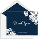 Damask Thank You Folded Note Cards Image 1 of 3
