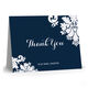 Damask Thank You Folded Note Cards Image 3 of 3
