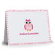Pink Owl Folded Note Cards Image 3 of 3