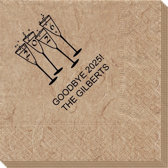 2026 New Years Glasses Bali Napkins