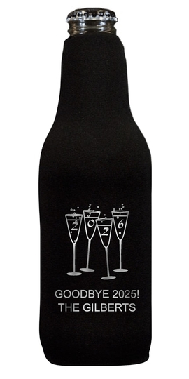 2026 New Years Glasses Bottle Huggers