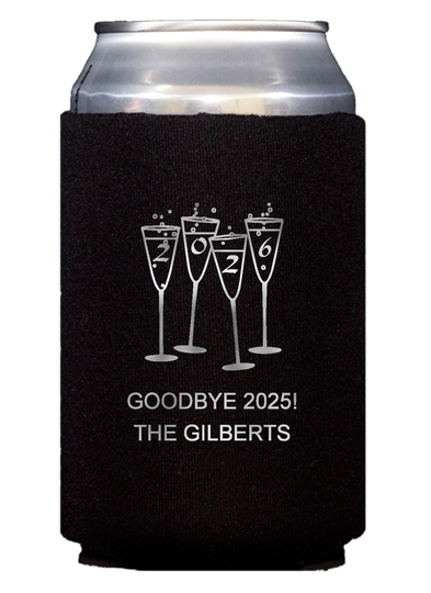 2026 New Years Glasses Collapsible Huggers