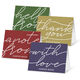 Script Greeting Folded Note Card Collection Image 1 of 2
