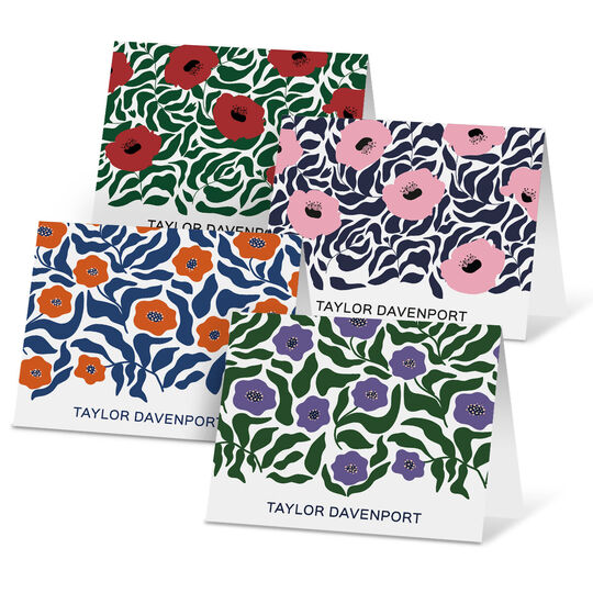 Garden Party Folded Note Card Collection