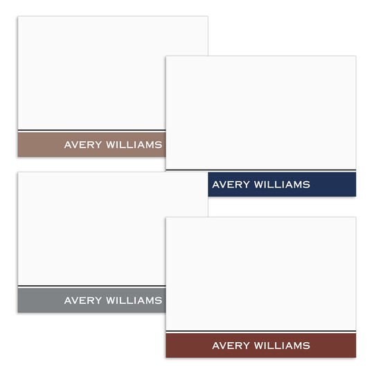 Bold Border Flat Note Card Collection