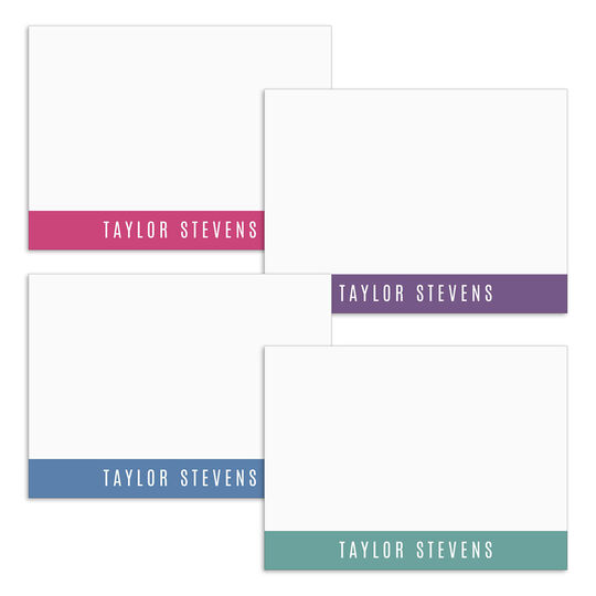 Modern Colorbar Flat Note Card Collection