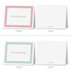 Pastel Border Folded Note Card Collection Image 2 of 3