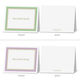Pastel Border Folded Note Card Collection Image 3 of 3