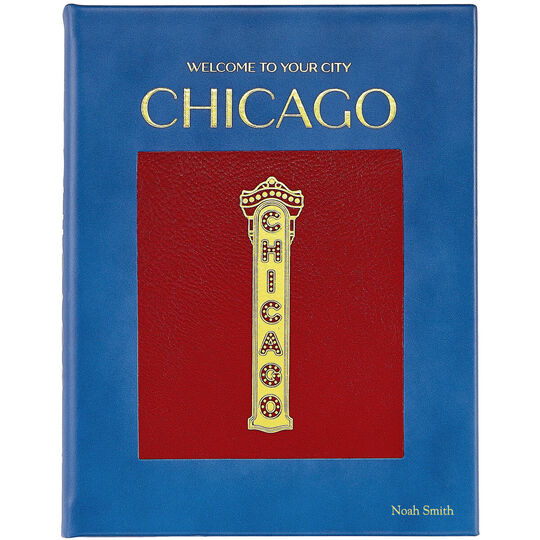 Trope Chicago Personalized Leather Book
