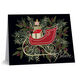 Holiday Sleigh Folded Holiday Cards Image 1 of 4