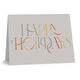 Colorful Holidays Folded Holiday Cards Image 1 of 4