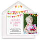 Birthday Pennants Photo Invitations Image 1 of 4