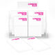Bold Overlapping Text Notepad Set (7 Pads) Image 1 of 5