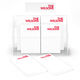 Bold Overlapping Text Notepad Set (7 Pads) Image 3 of 5