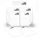 Bold Overlapping Text Notepad Set (7 Pads) Image 4 of 5
