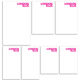 Bold Overlapping Text Notepad Set (7 Pads) Image 5 of 5