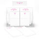 Mini Heart Notepad Set (7 Pads) Image 1 of 2