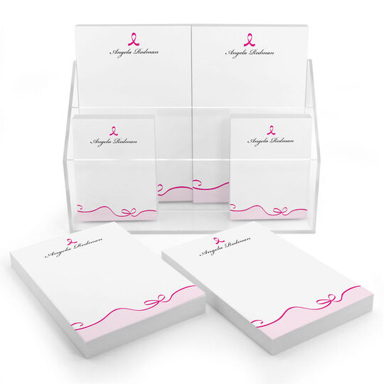 Pink Ribbon Notepads (6 Pads)