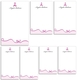 Pink Ribbon Notepads (7 Pads) Image 2 of 2