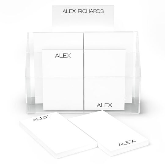 Modern Large Name Notepad Set (7 Pads)