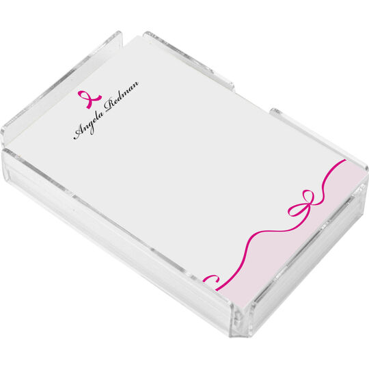Pink Ribbon 4x6 Post-it® Notes