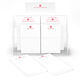Modern Heart Notepad Set (7 Pads) Image 1 of 2