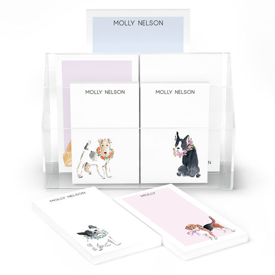 Festive Dogs Notepad Set (7 Pads)