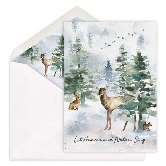 Heaven and Nature Folded Holiday Cards