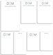 Duo Initials Notepad Set (7 Pads) Image 3 of 4