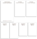 Classic Notepad Set (7 Pads) Image 2 of 2