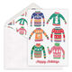 Ugly Sweater Folded Holiday Cards Image 1 of 4