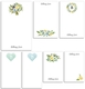 Yellow and Blue Floral Notepad Set (7 Pads) Image 2 of 2