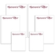 Studio Text Notepad Set (6 Pads) Image 2 of 2