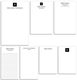 Classic Square Initial Notepad Set (7 Pads) Image 3 of 4