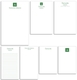 Classic Square Initial Notepad Set (7 Pads) Image 2 of 4