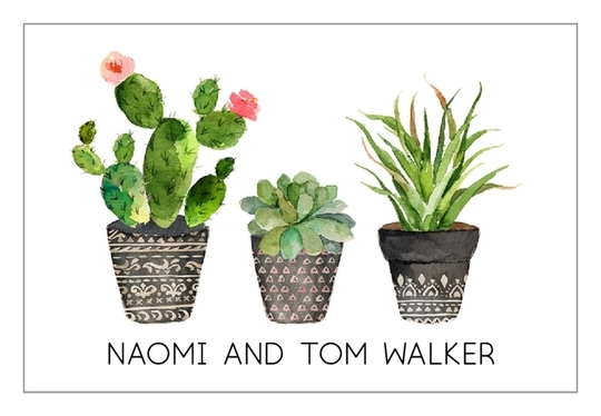 Southwest Potted Garden Gift Stickers