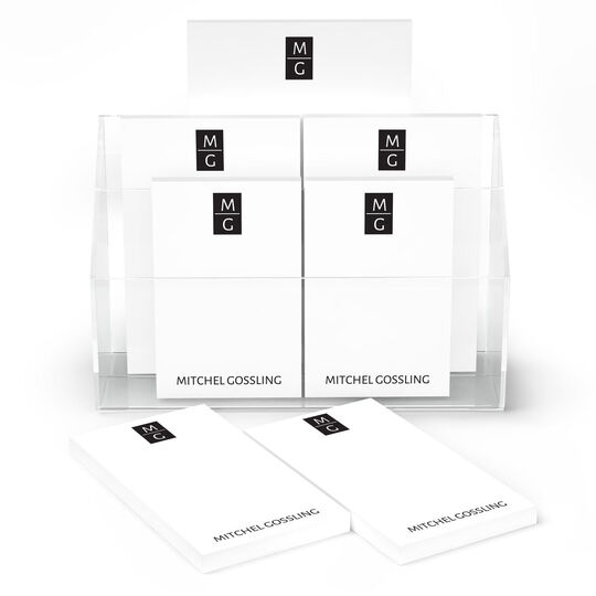 Stacked Initials Notepad Set (7 Pads)