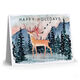 Happy Holidays Deer Folded Holiday Cards Image 4 of 4