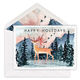 Happy Holidays Deer Folded Holiday Cards Image 1 of 4