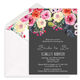 Charcoal Watercolor Roses Invitations Image 5 of 5