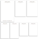 Row of Dots Notepad Set (7 Pads) Image 2 of 4