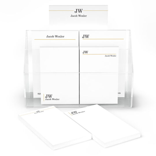 Executive Initials Notepad Set (7 Pads)