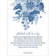 Blue Botanical Border Invitations Image 2 of 4