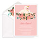 Colored Swans Baby Shower Invitations Image 4 of 4