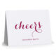 Cheers Folded Note Cards - Raised Ink Image 4 of 4