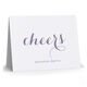 Cheers Folded Note Cards - Letterpress Image 4 of 4