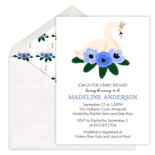 Swan Invitations
